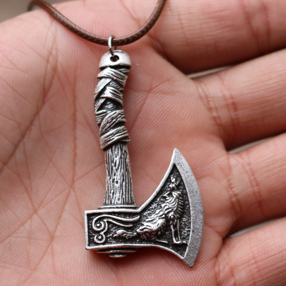 Double Axe Pendant Men&