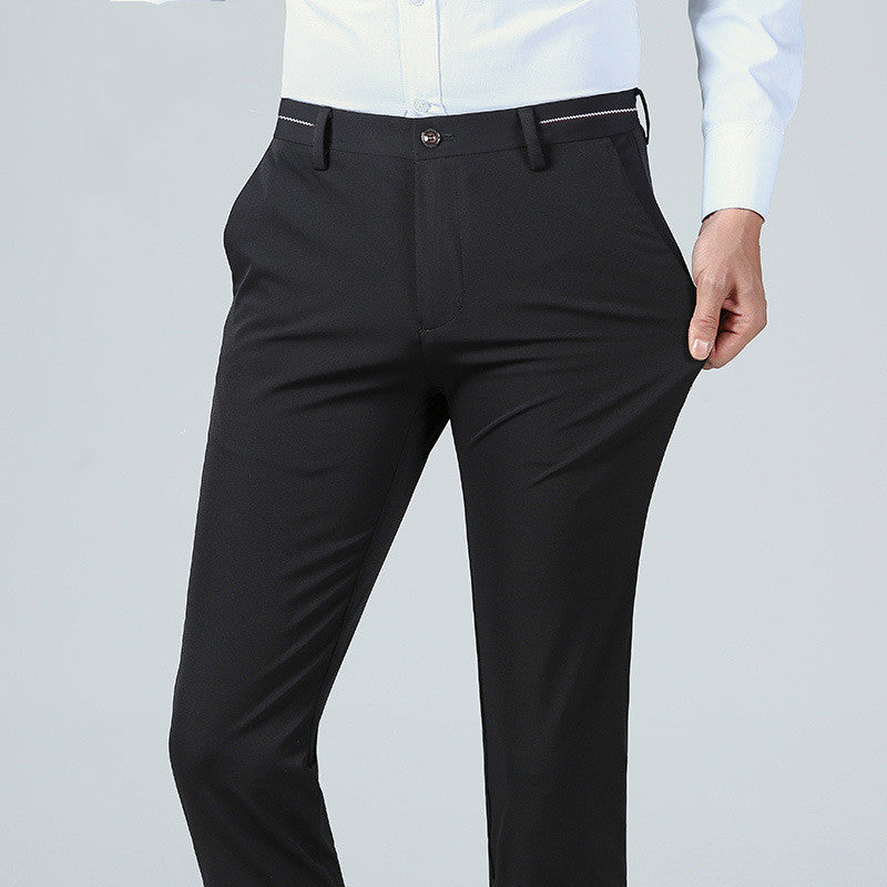 Summer Thin Pants Trend All-Match Trousers Stretch Business Long Pants