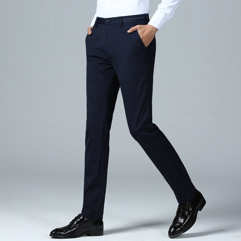 Summer Thin Pants Trend All-Match Trousers Stretch Business Long Pants