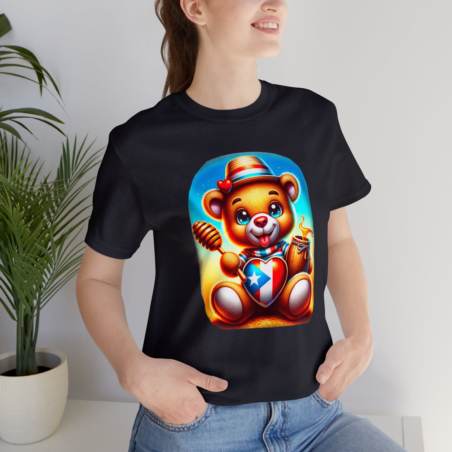 Honey Bear PR- Unisex Jersey Short Sleeve Tee