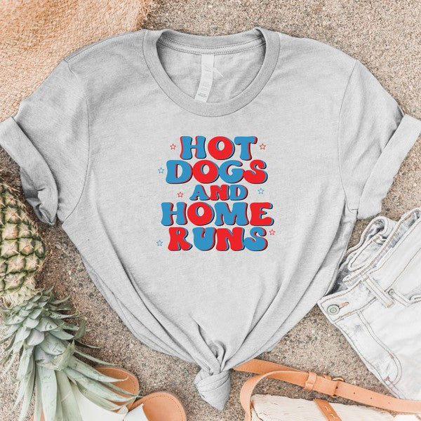 Hot Dogs and Home Runs Crew Softstyle Tee