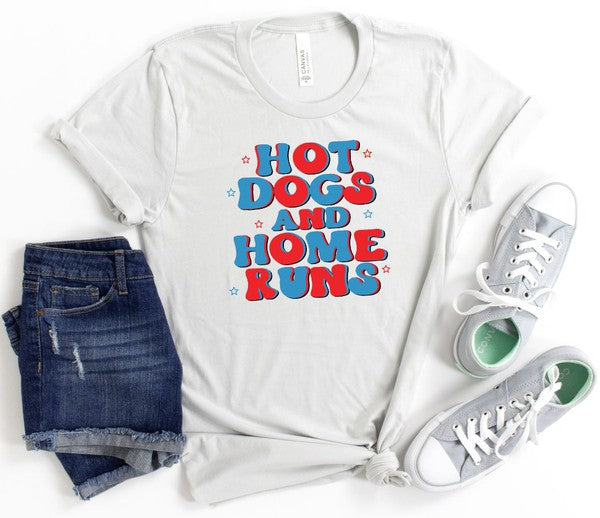 Hot Dogs and Home Runs Crew Softstyle Tee