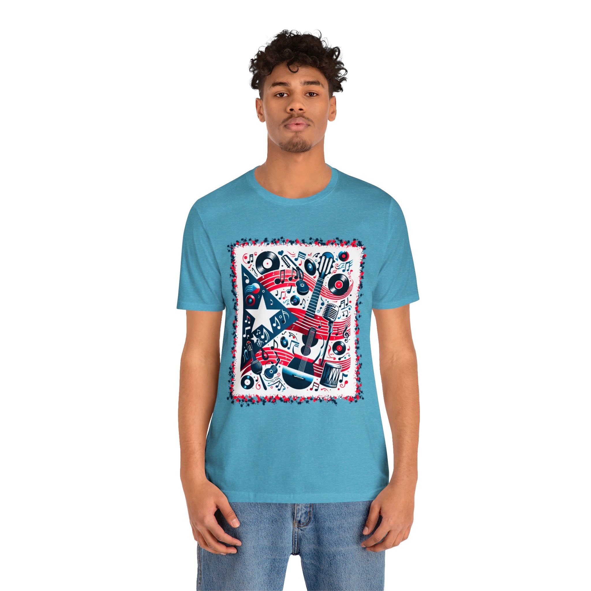 Puerto Rican Rhythm - Unisex Jersey Short Sleeve Tee