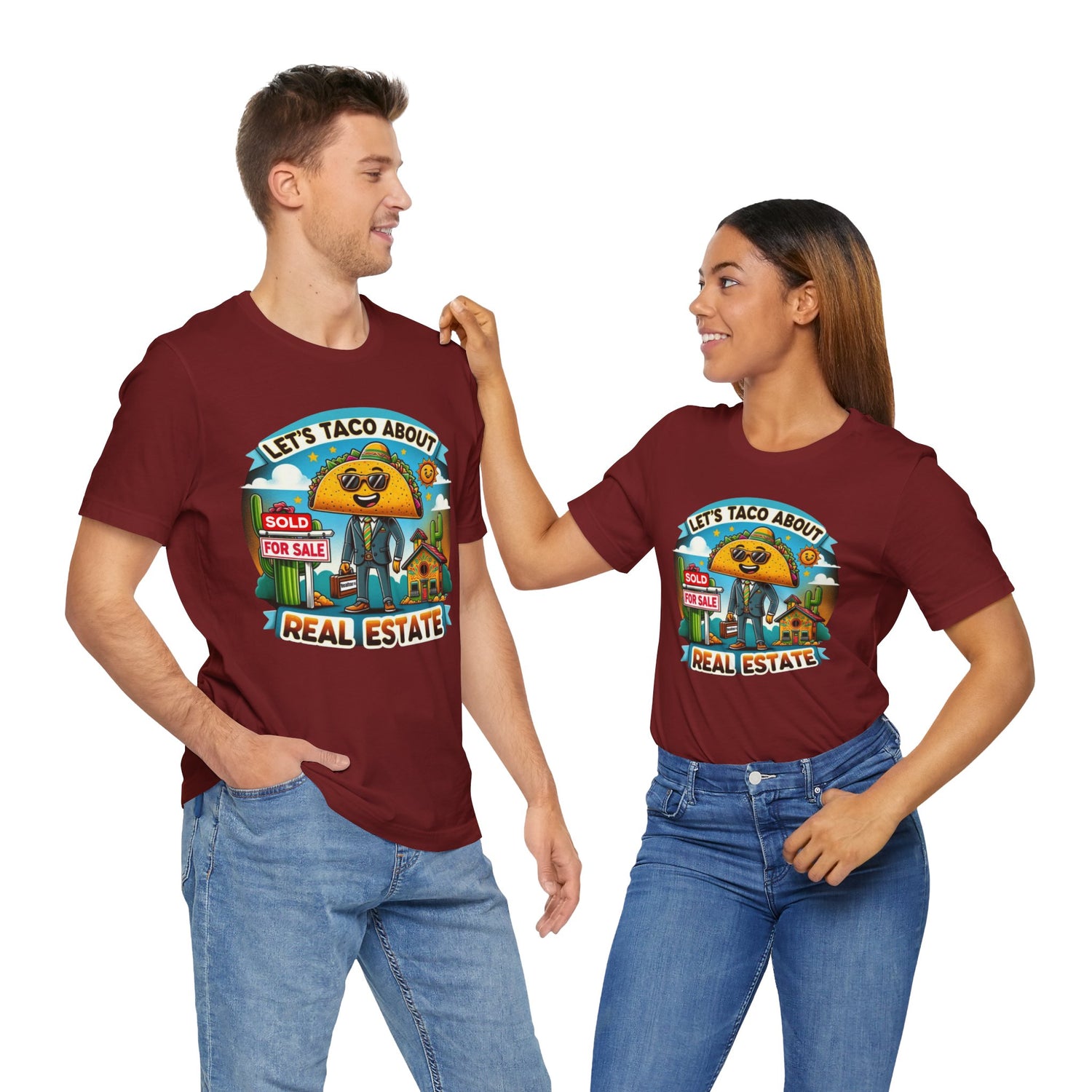 Lets Taco About Real Estate - Unisex Jersey Short Sleeve Tee