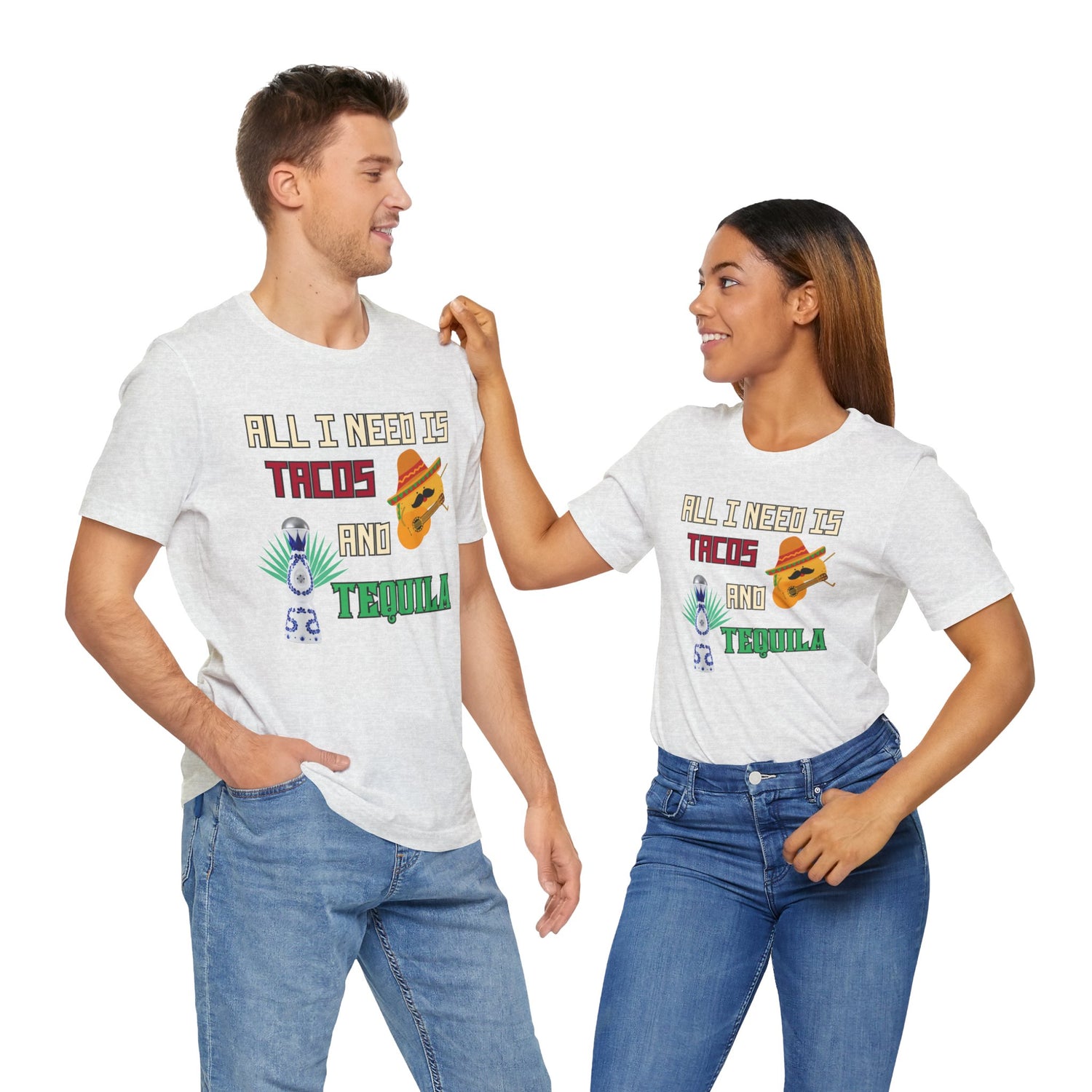 Tacos & Tequila - Unisex Jersey Short Sleeve Tee