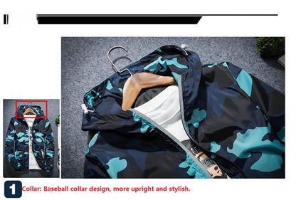 Covrlge Men Jacket Fashion Spring Men Brand Camouflage Jackets Casual Mens Coat Men&