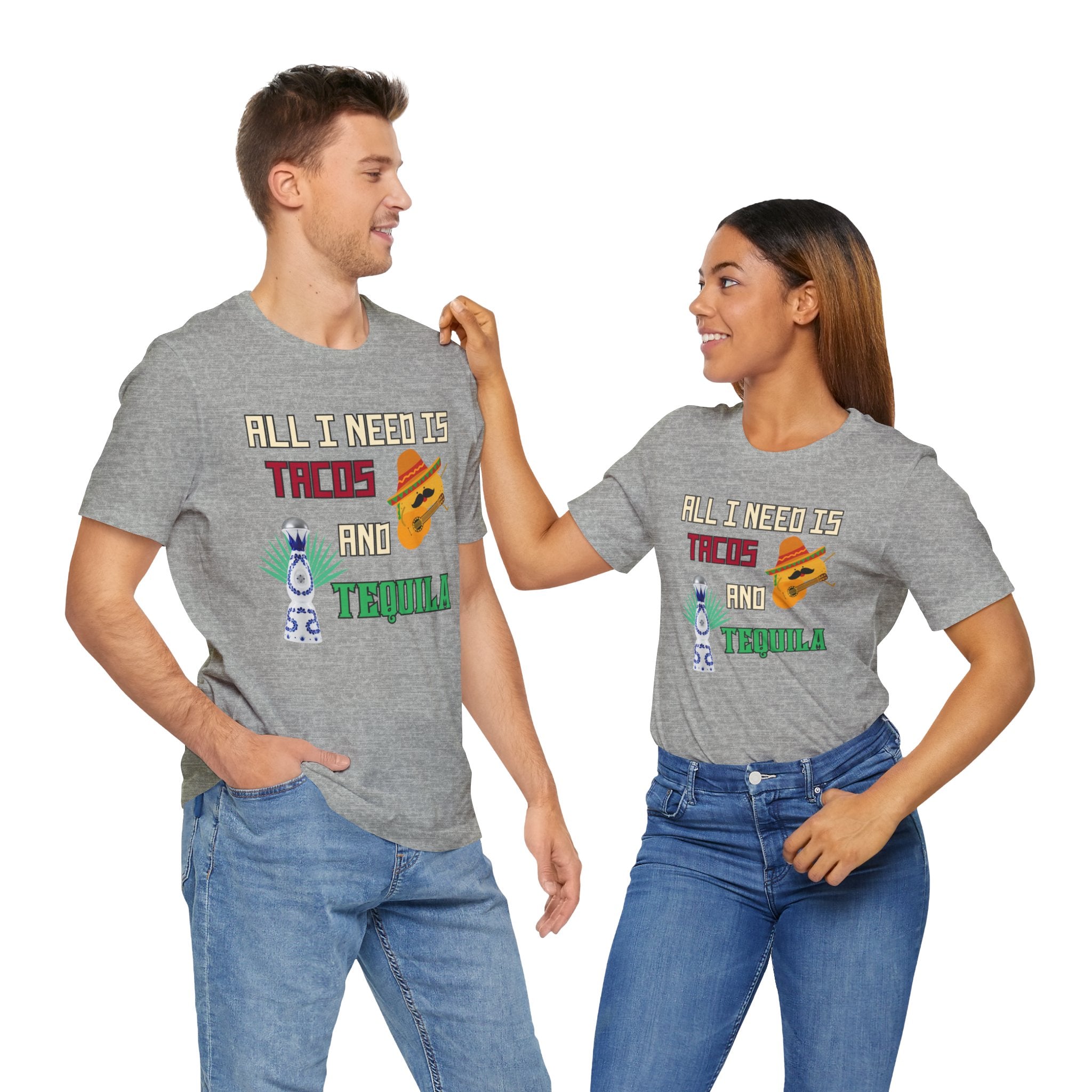 Tacos & Tequila - Unisex Jersey Short Sleeve Tee