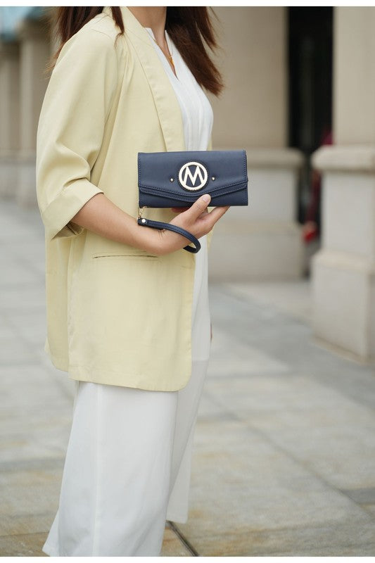 MKF Ivy Tote Handbag with Wallet Crossover by Mia