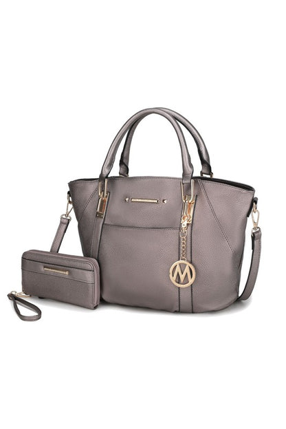 MKF Darielle Satchel Handbag with Wallet by Mia k