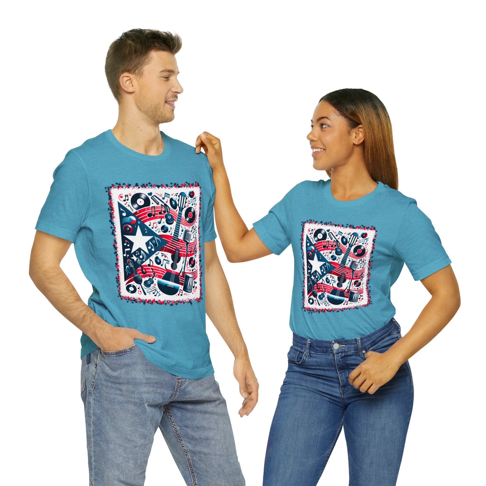 Puerto Rican Rhythm - Unisex Jersey Short Sleeve Tee