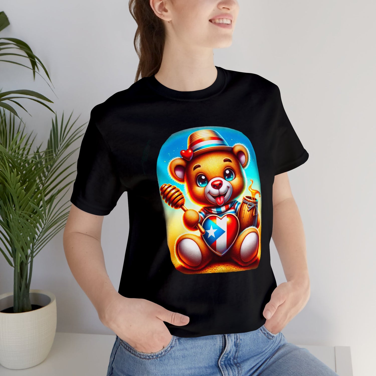 Honey Bear PR- Unisex Jersey Short Sleeve Tee