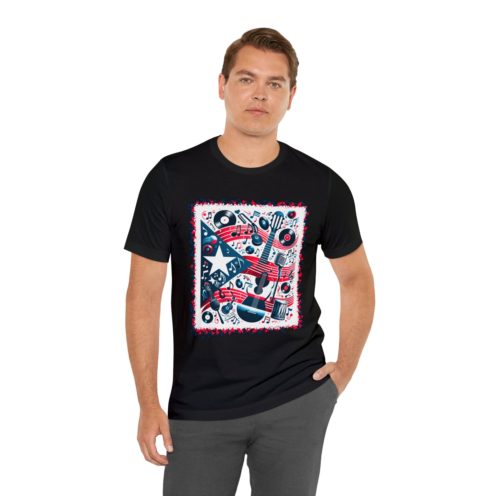 Puerto Rican Rhythm - Unisex Jersey Short Sleeve Tee