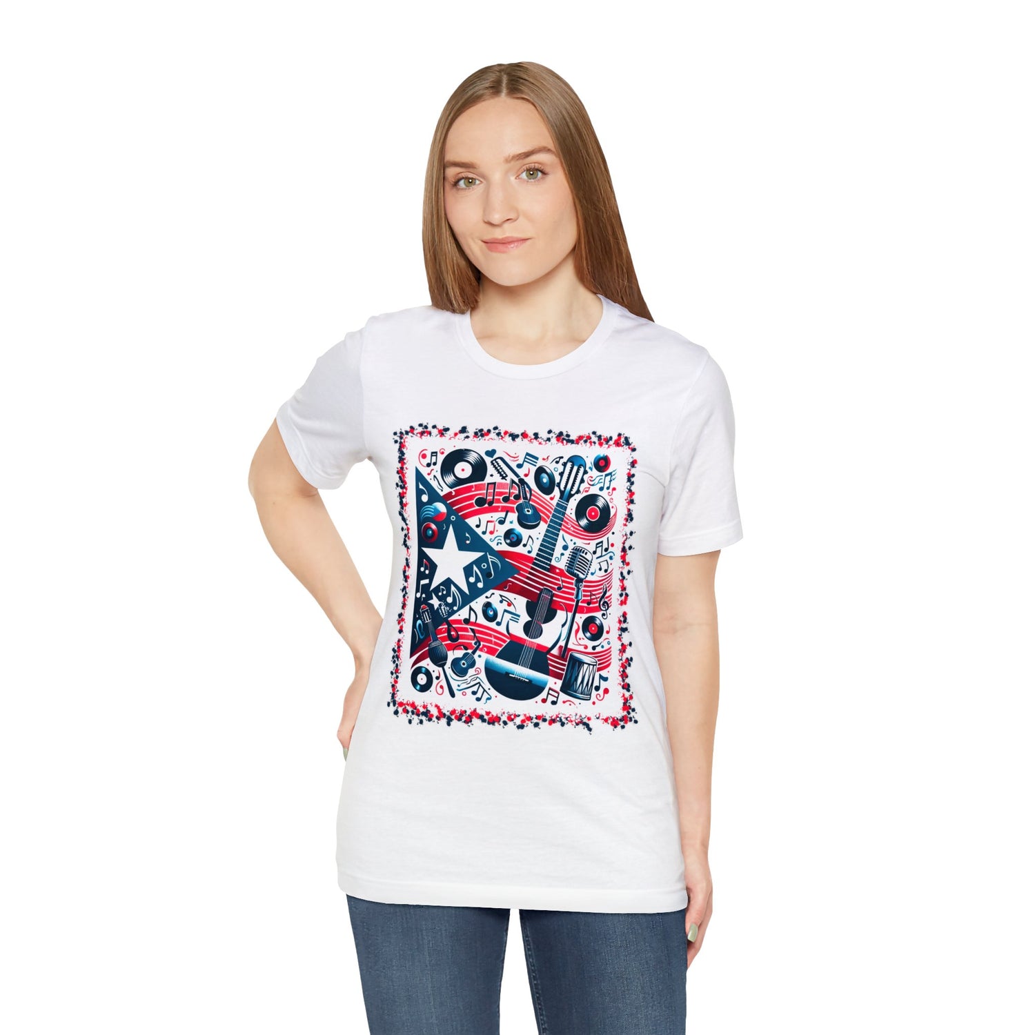 Puerto Rican Rhythm - Unisex Jersey Short Sleeve Tee