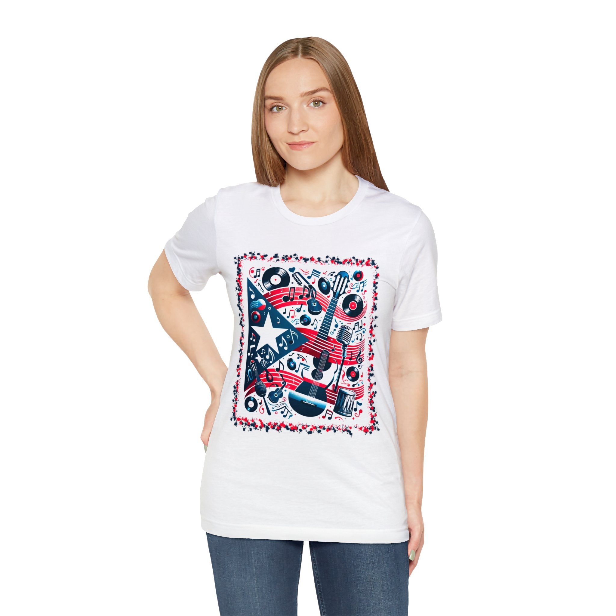 Puerto Rican Rhythm - Unisex Jersey Short Sleeve Tee