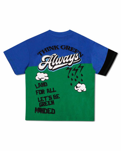Think Green Cut &amp; Sew Graphic Tee