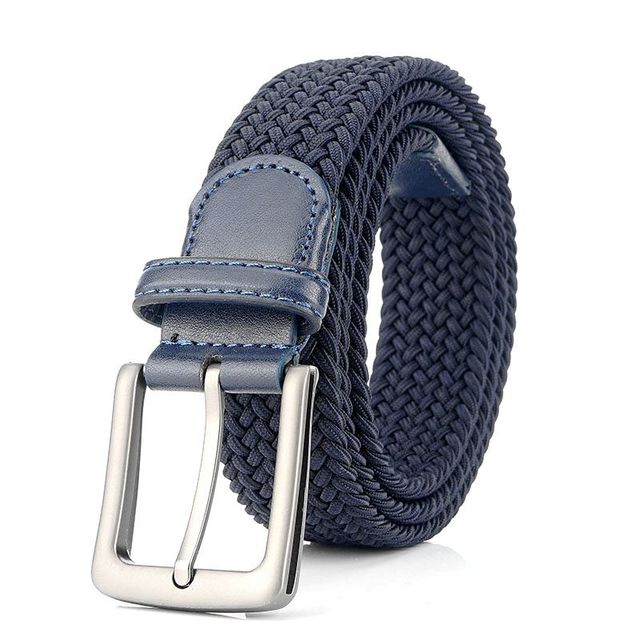 Woven stretch belt