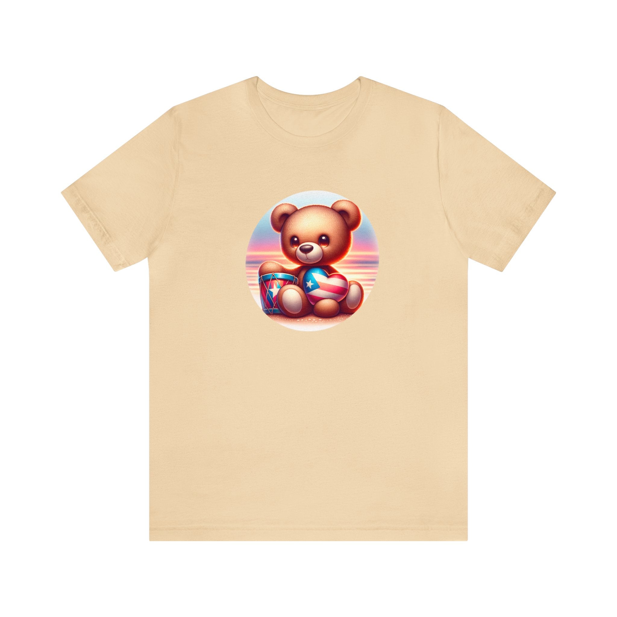 Sunset Teddy Love PR- Unisex Jersey Short Sleeve Tee