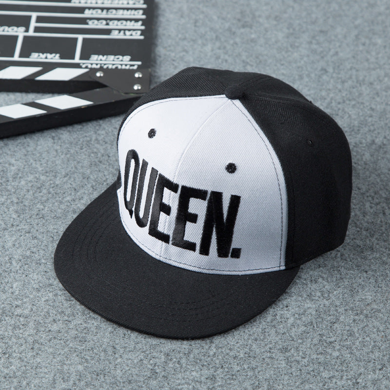 King & Queen Embroidered Hats