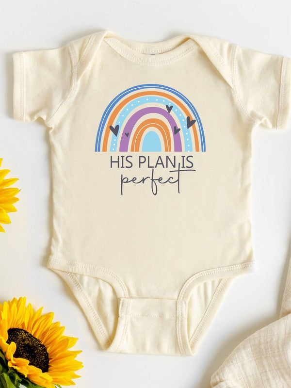 His Plan is Perfect Baby Onesie