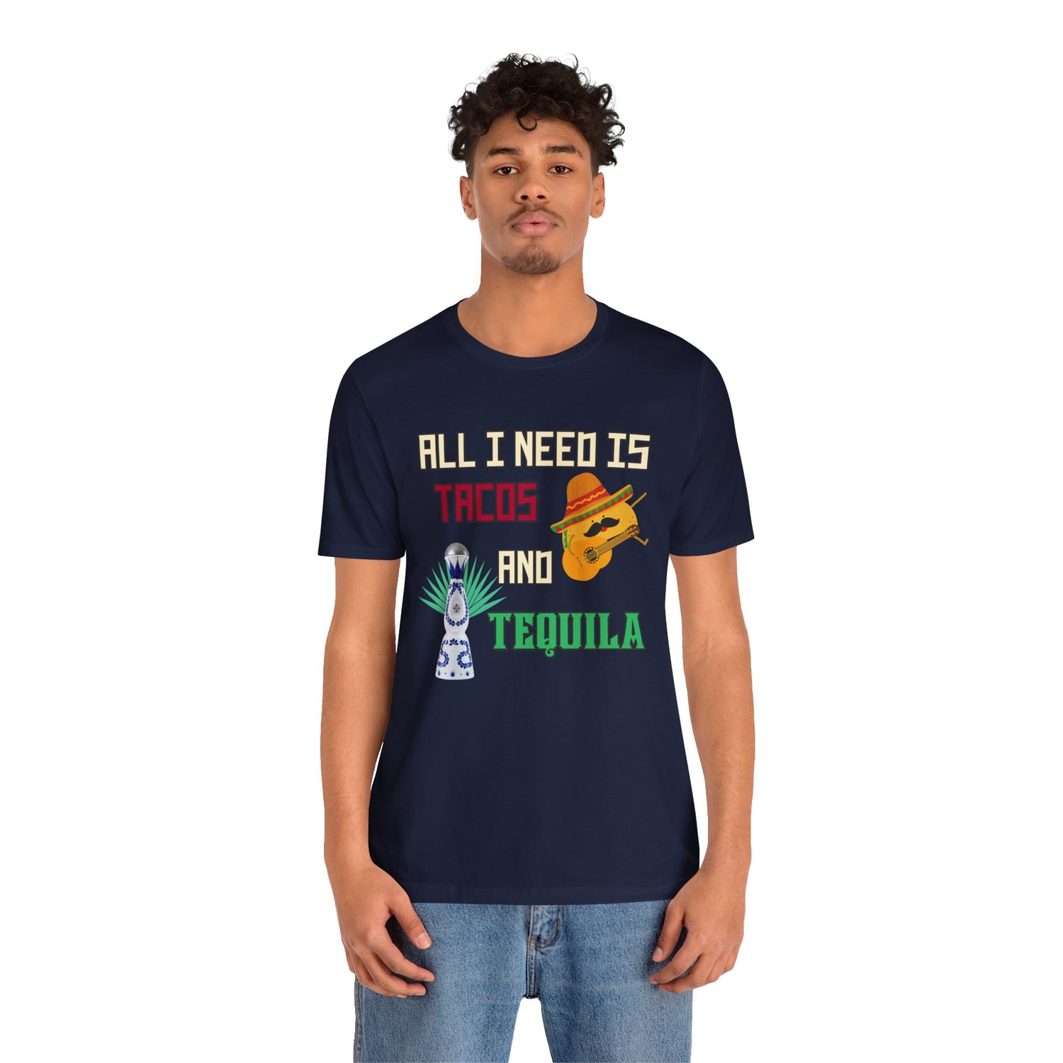 Tacos & Tequila - Unisex Jersey Short Sleeve Tee