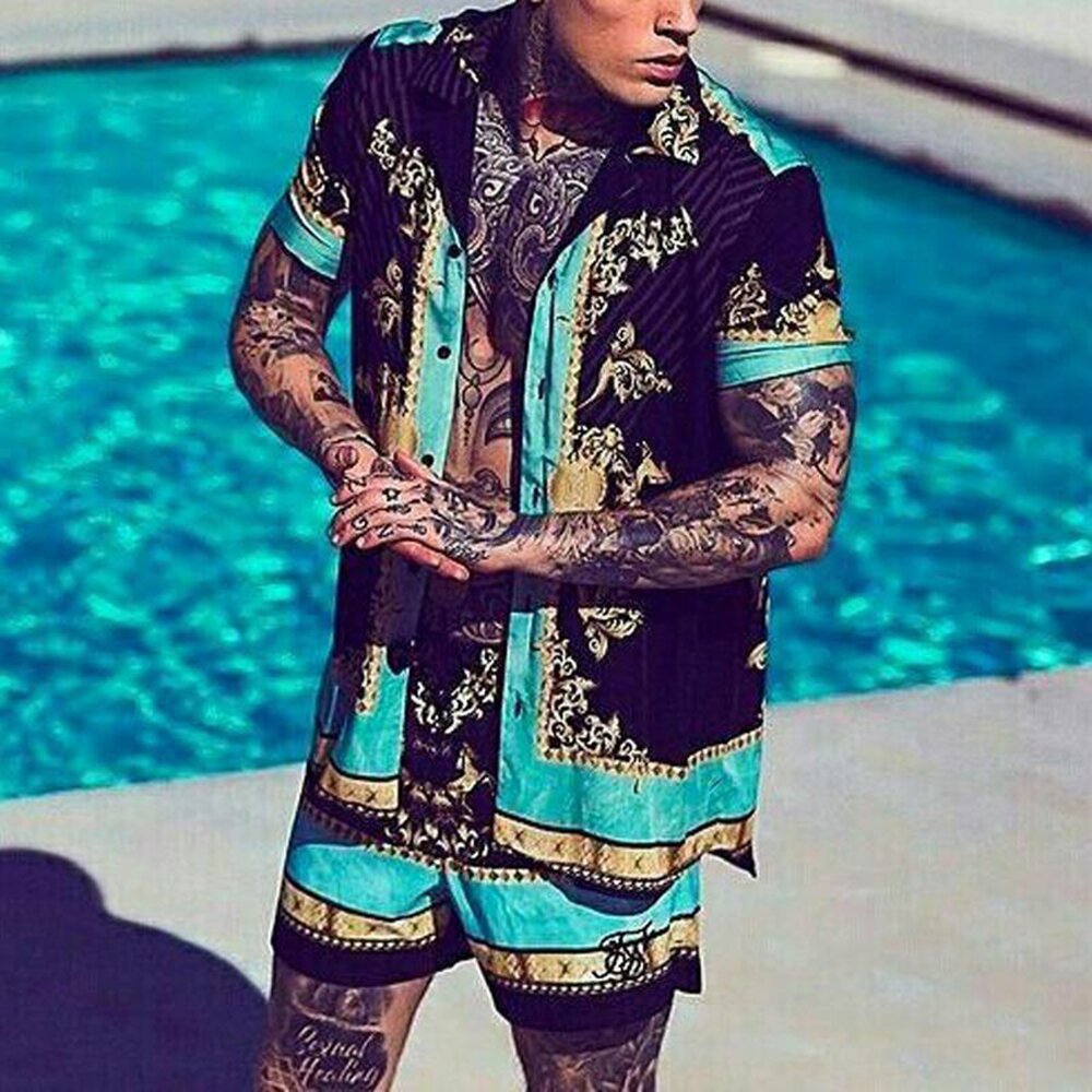 Loose Shirt Casual Men&