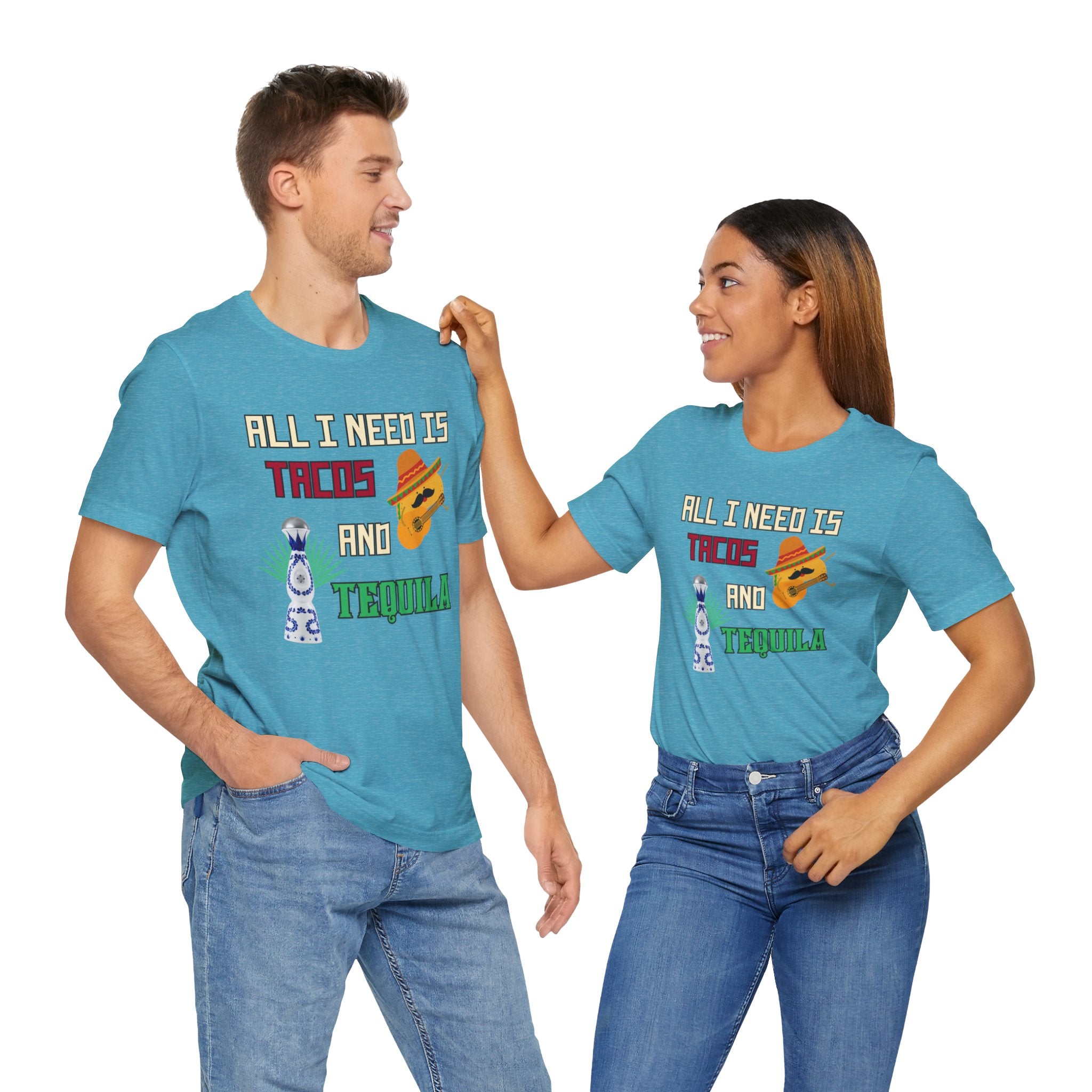 Tacos & Tequila - Unisex Jersey Short Sleeve Tee
