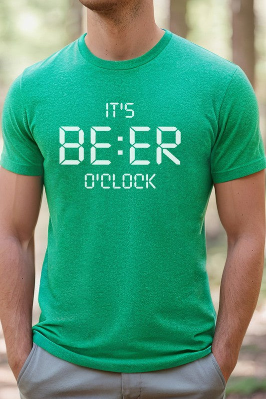 St Patricks Day Beer O Clock Mens Tee