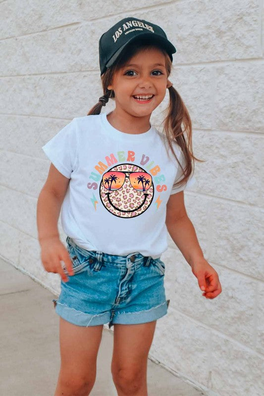 Summer Vibes Kids Graphic Tee