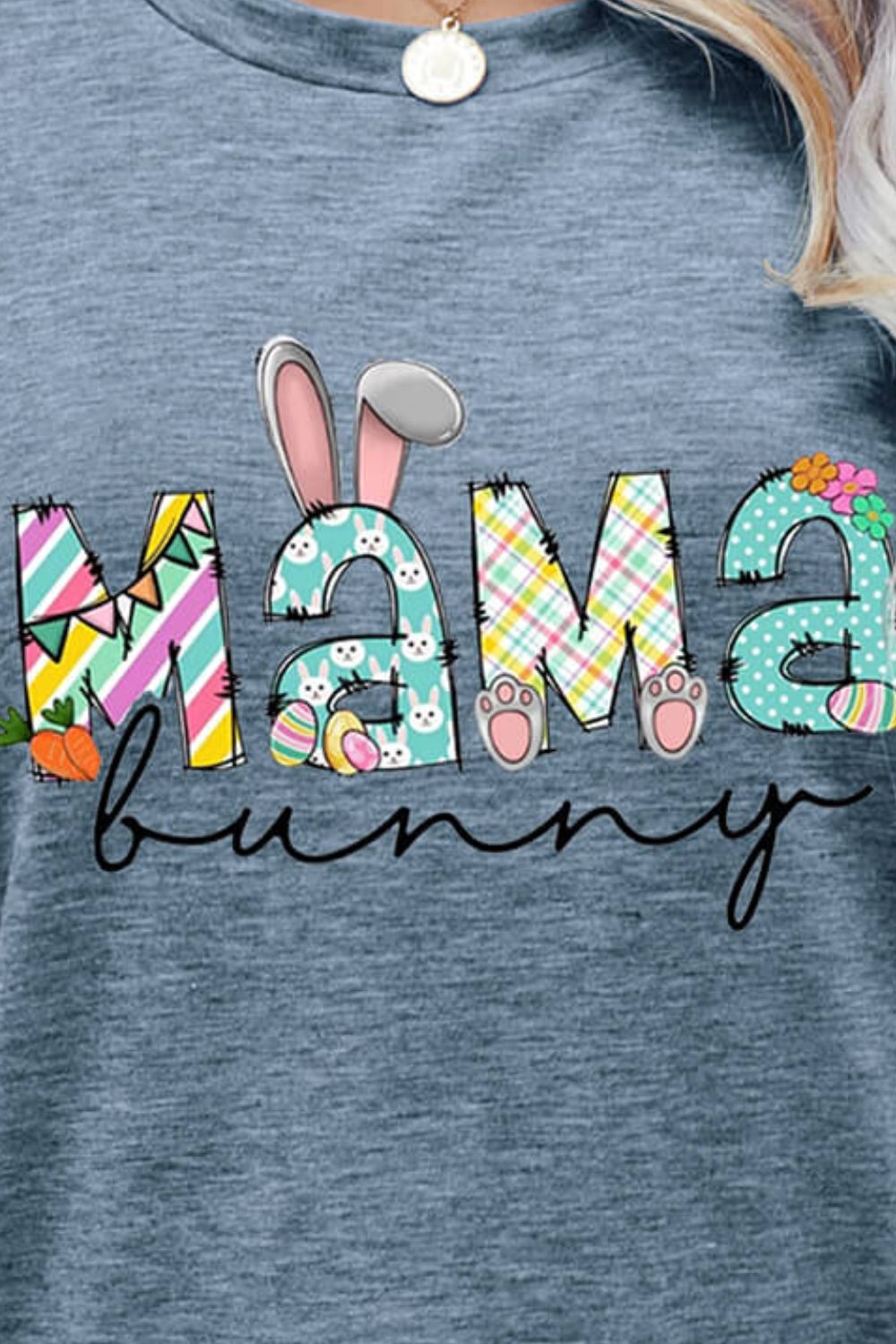 MAMA BUNNY Easter Graphic Tee