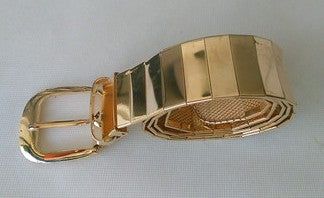 Gold Silver &amp; Black Shiny Belts