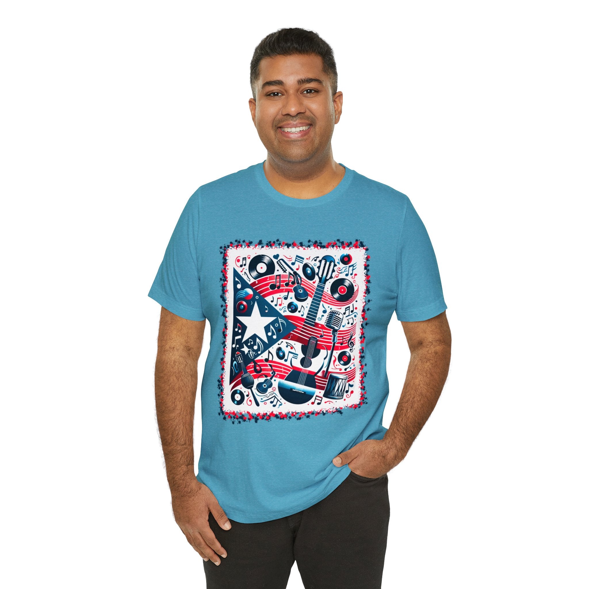 Puerto Rican Rhythm - Unisex Jersey Short Sleeve Tee