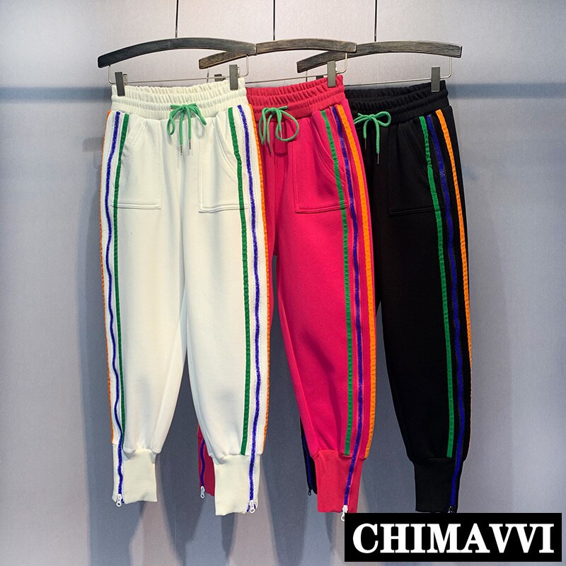 Zippered European cargo trousers