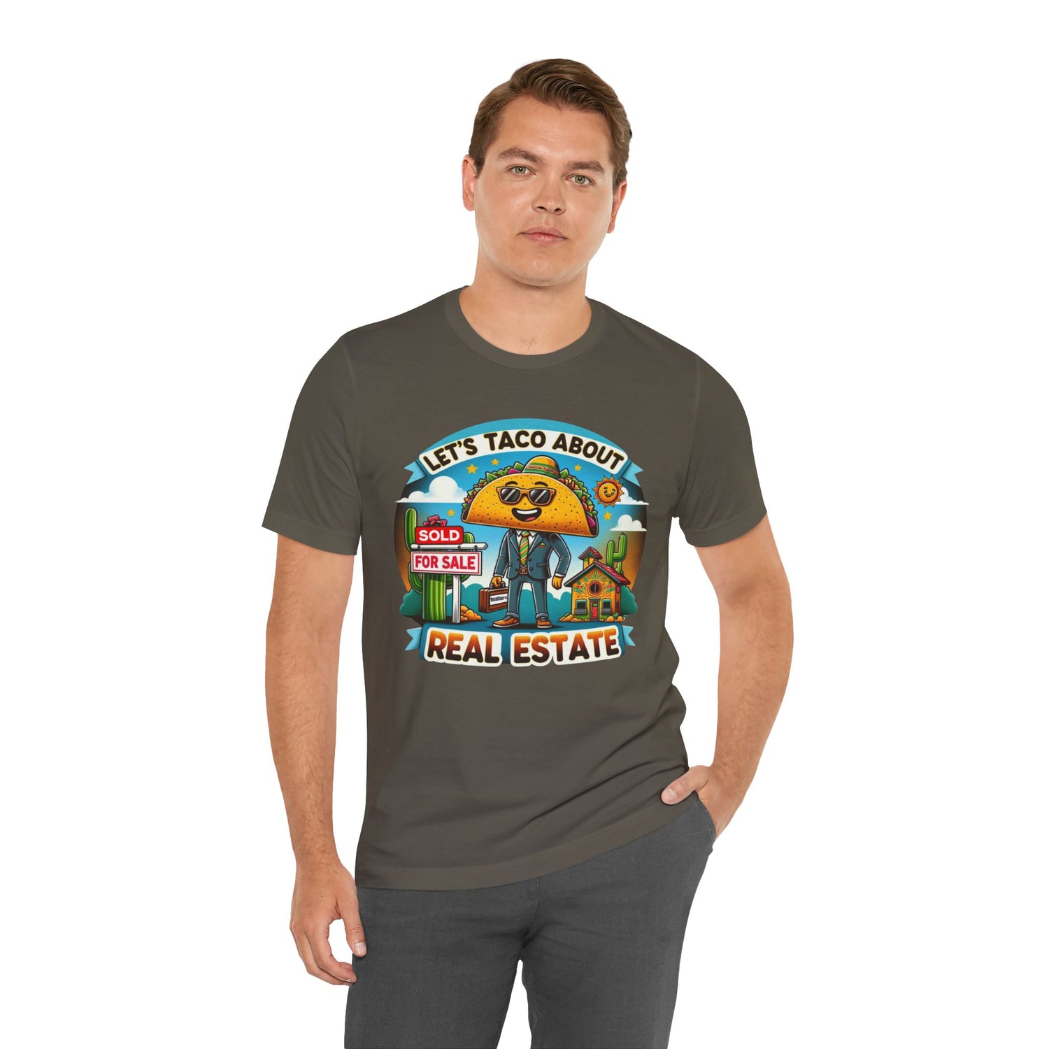 Lets Taco About Real Estate - Unisex Jersey Short Sleeve Tee