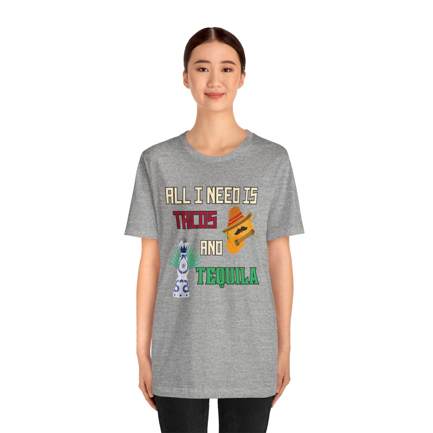 Tacos & Tequila - Unisex Jersey Short Sleeve Tee