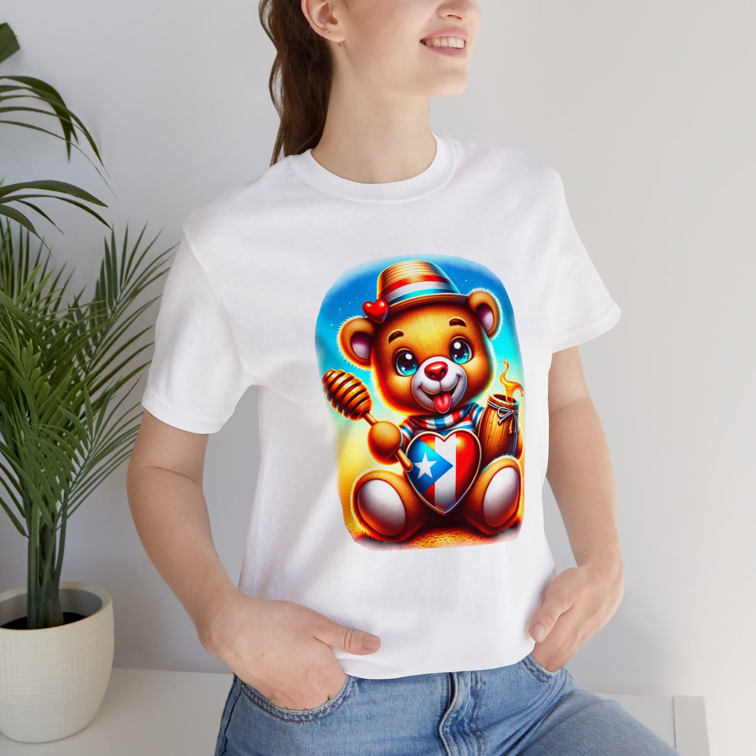 Honey Bear PR- Unisex Jersey Short Sleeve Tee