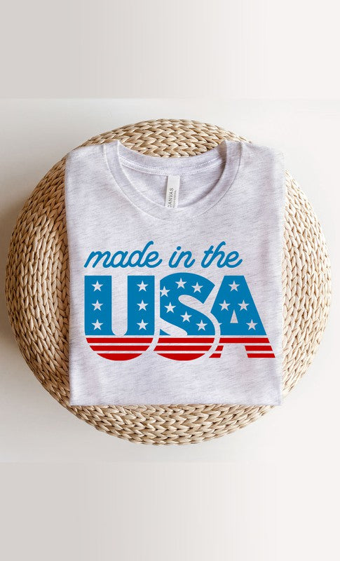 Made in the USA Plus Size Graphic Tee