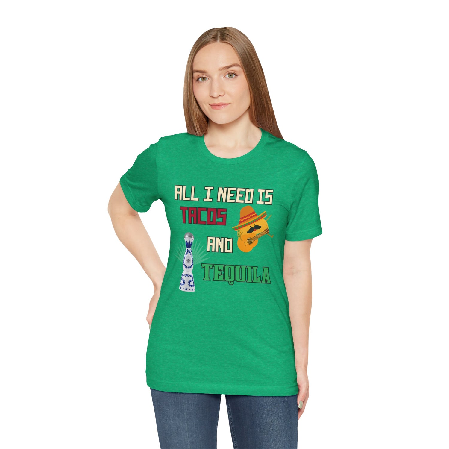 Tacos & Tequila - Unisex Jersey Short Sleeve Tee