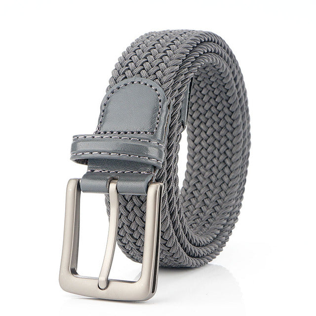 Woven stretch belt
