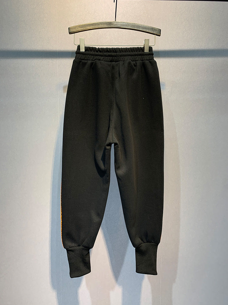 Zippered European cargo trousers