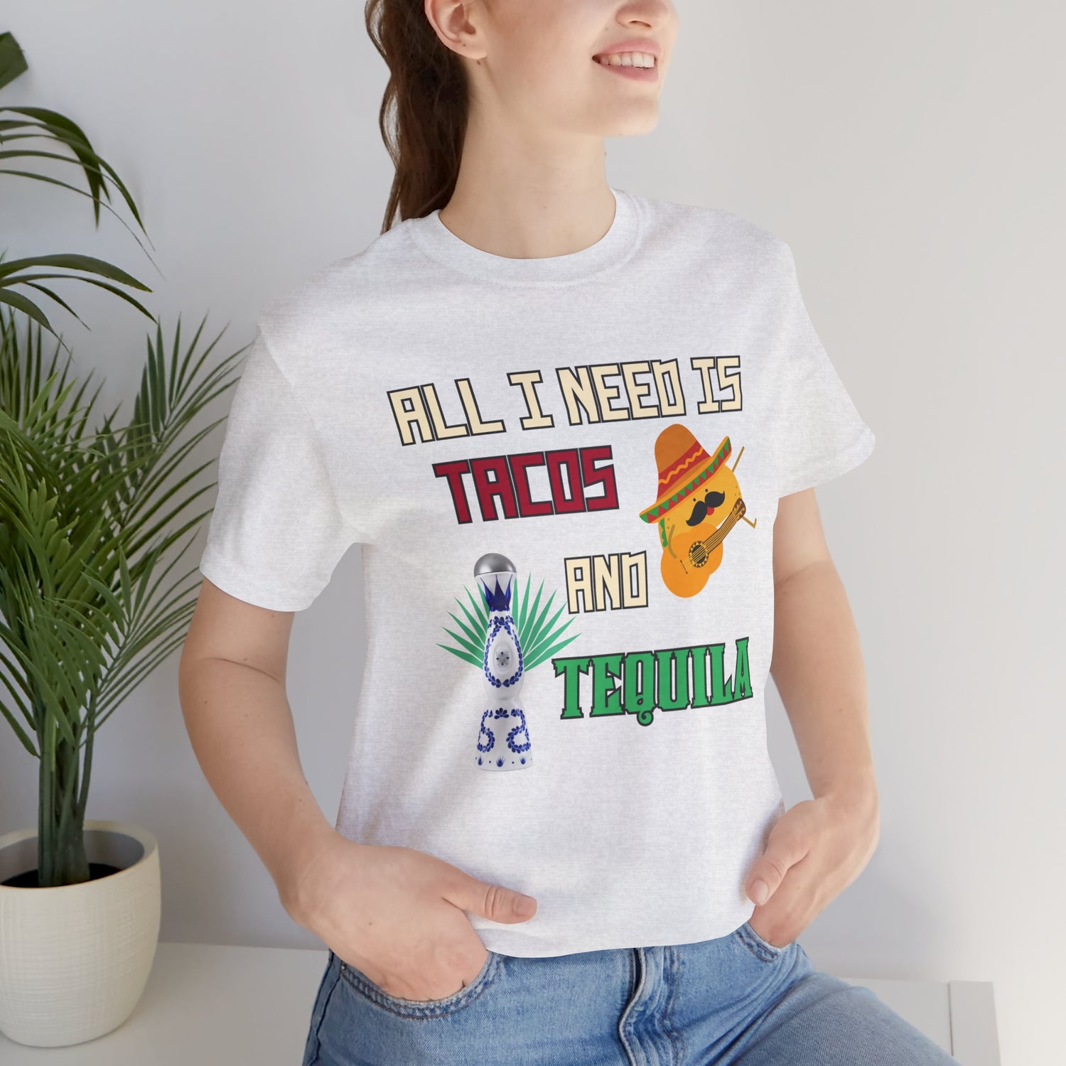 Tacos & Tequila - Unisex Jersey Short Sleeve Tee