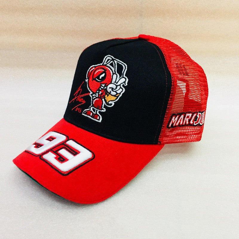 Digital Ant Embroidered Motorcycle Snapback