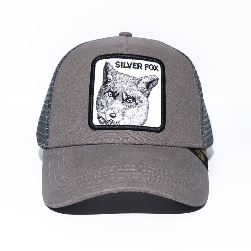 Silver Fox Mesh Trucker Hat