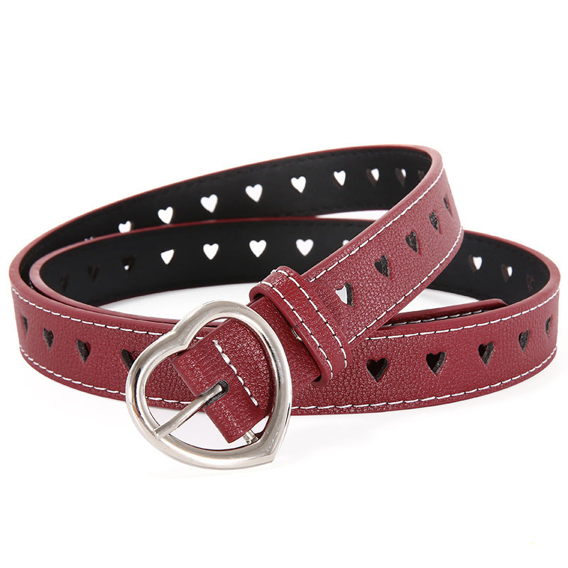 Simple And Versatile Girls Leather Belt