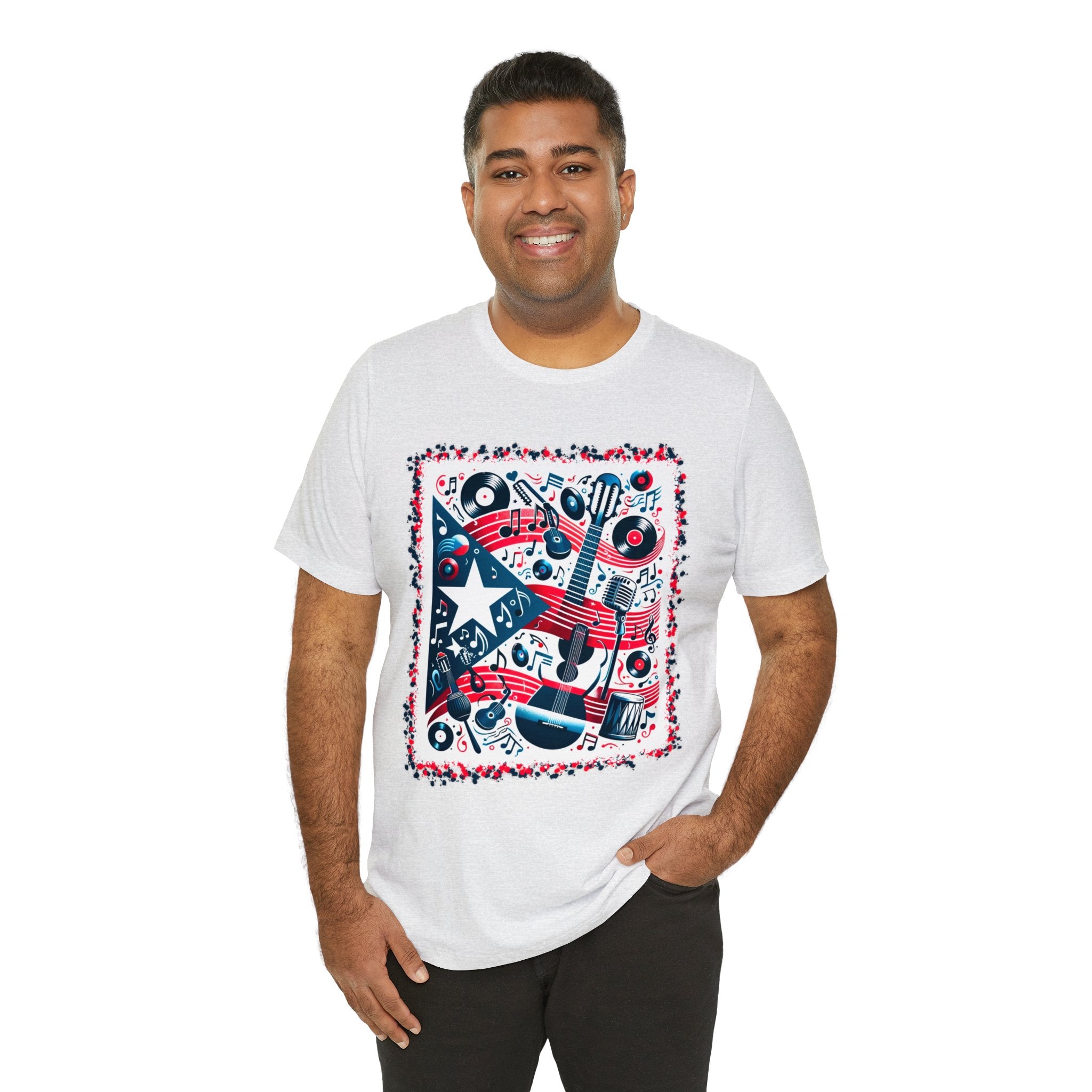 Puerto Rican Rhythm - Unisex Jersey Short Sleeve Tee