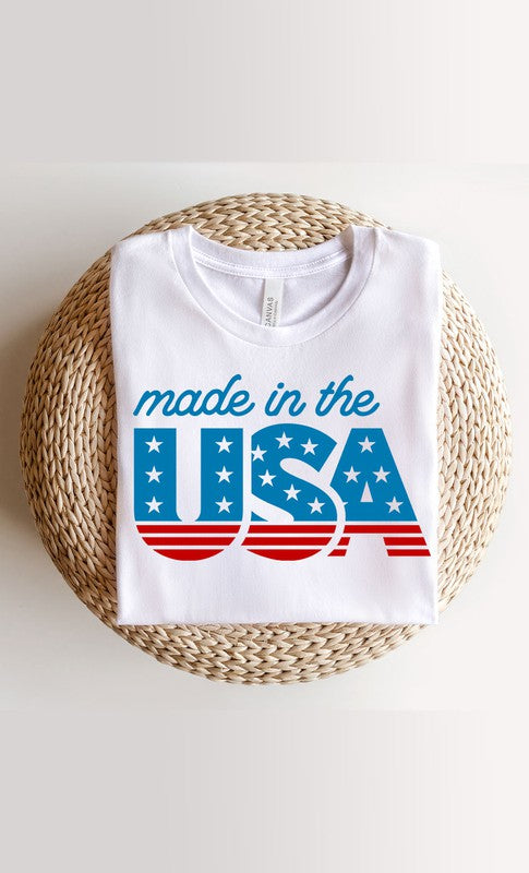 Made in the USA Plus Size Graphic Tee
