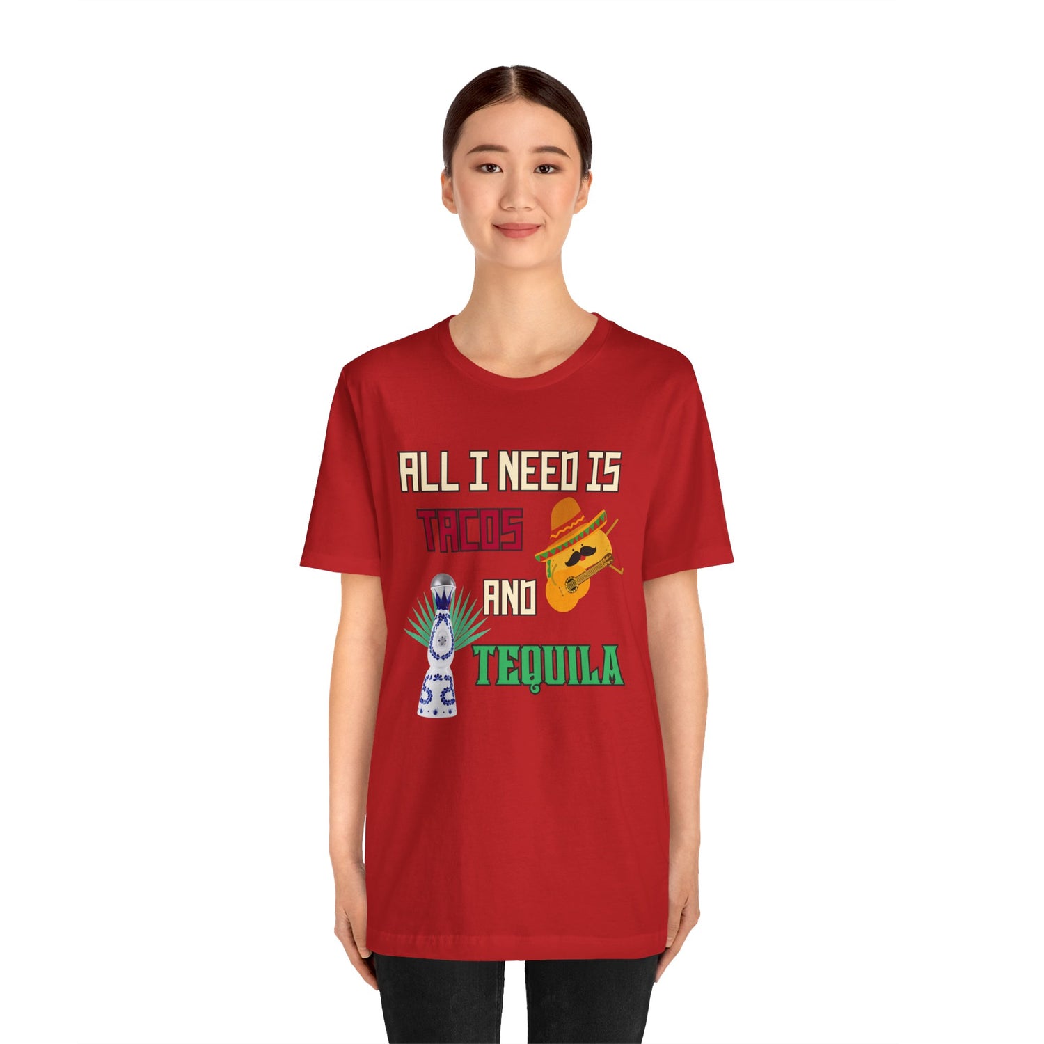 Tacos & Tequila - Unisex Jersey Short Sleeve Tee