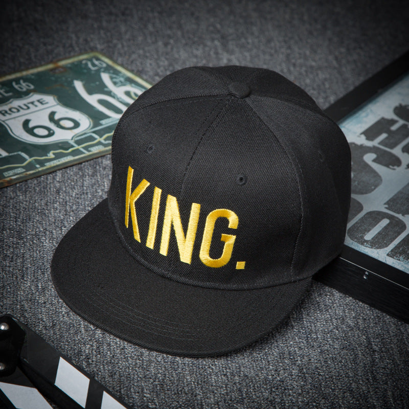 King & Queen Embroidered Hats