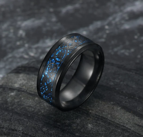 Asgard Crafted Basilisk Scale Wedding Ring