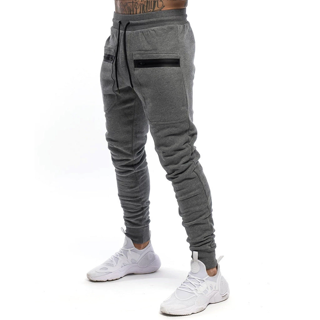 Running fitness pants men&