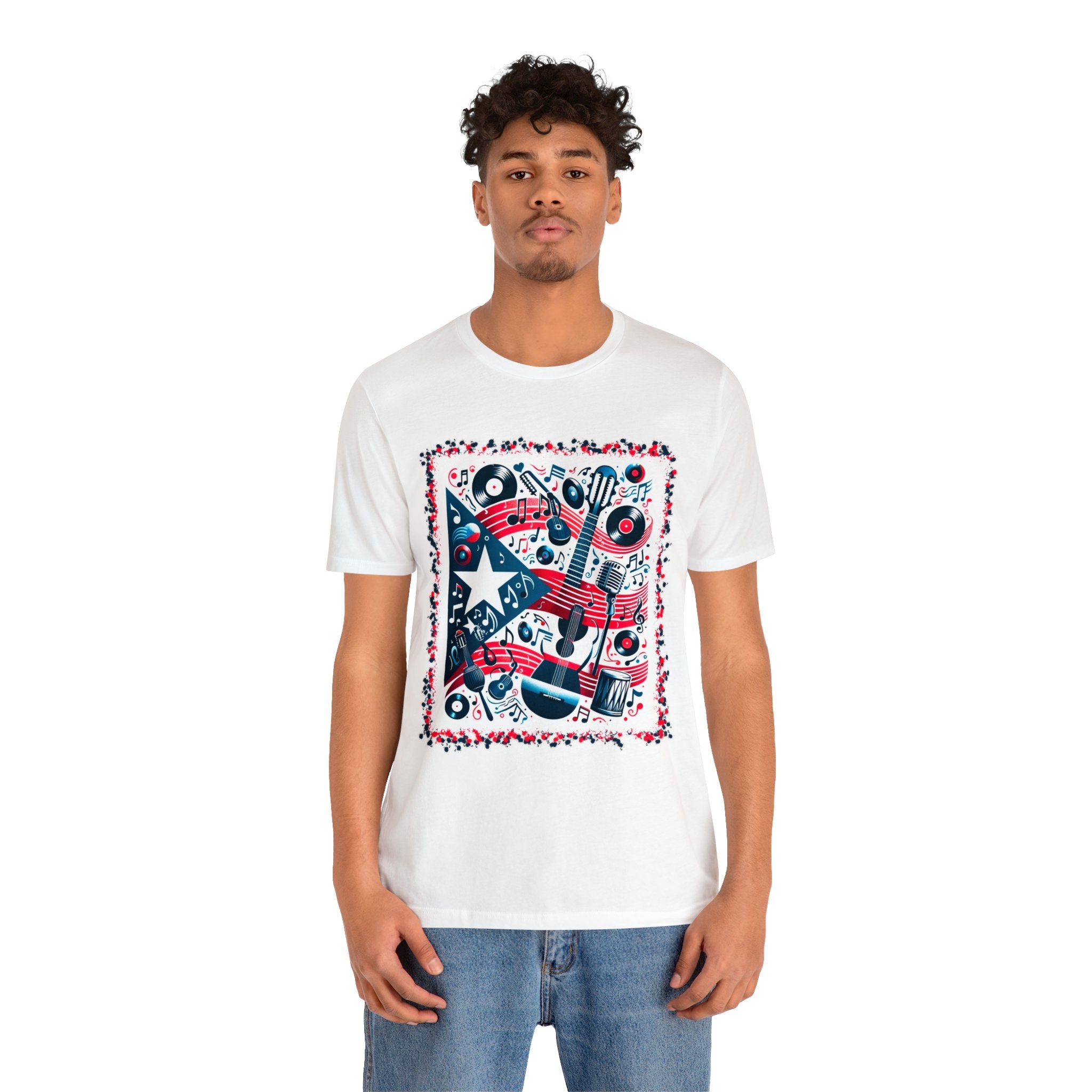 Puerto Rican Rhythm - Unisex Jersey Short Sleeve Tee